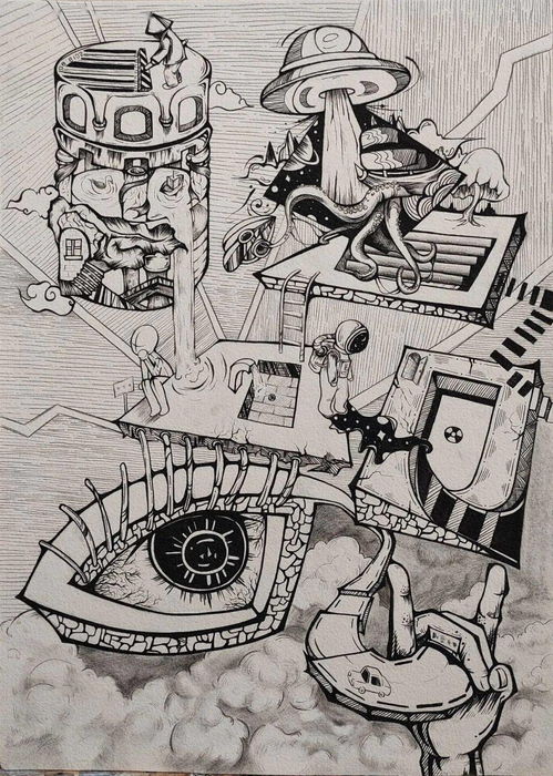 課程作品展示 中國-東盟藝術(shù)學(xué)院美術(shù)與設(shè)計(jì)學(xué)院2021級產(chǎn)品設(shè)計(jì)3班設(shè)計(jì)素描與美術(shù)圖案設(shè)計(jì)服務(wù)